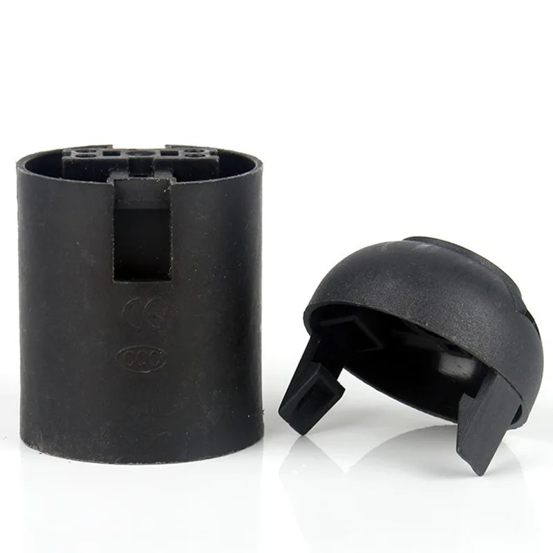 4 قطعة E27/E26 برغي المقبس الجدول مصباح قلادة حامل مصباح 4A 250 فولت أبيض وأسود مزدوج اللون اختياري آمن ودائم متوافق