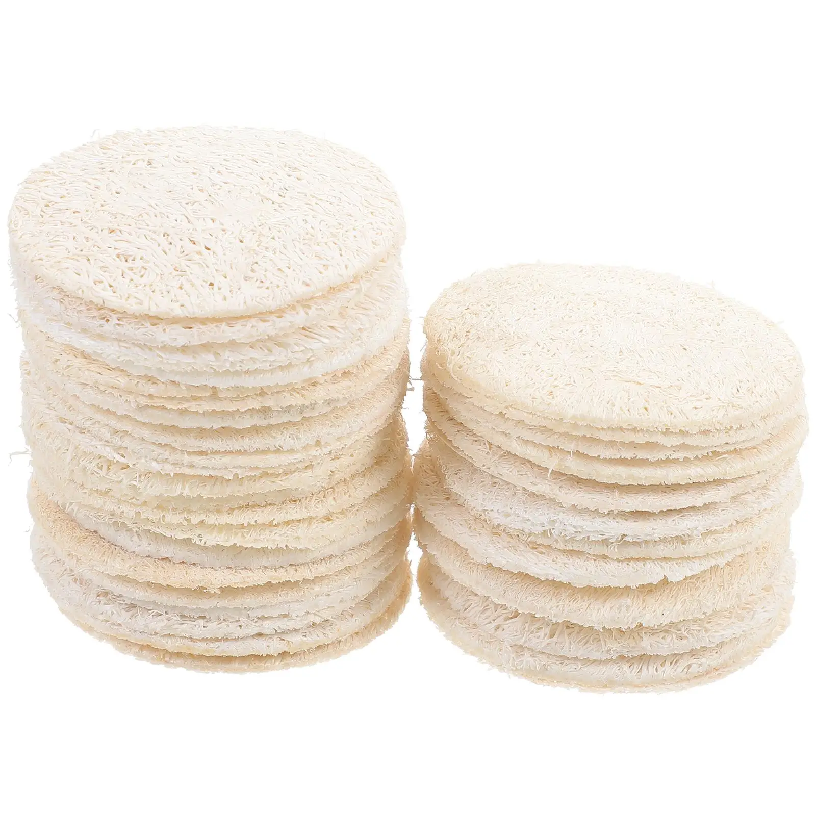 

36 Pcs Loofah Slices Bath Towel Face Scrubbing Pads Clean Facial Exfoliating Dad