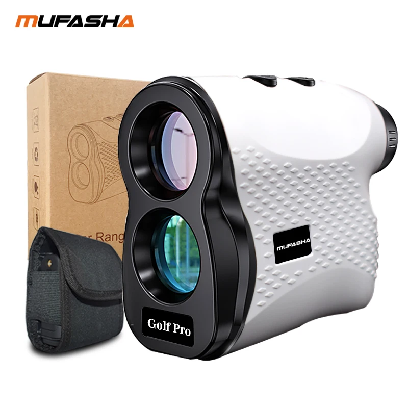 MUFASHA Golf RangeFinder Ramp Track Compensation Vibration Feedback 6X Magnification Pinseeker Outdoor Sport