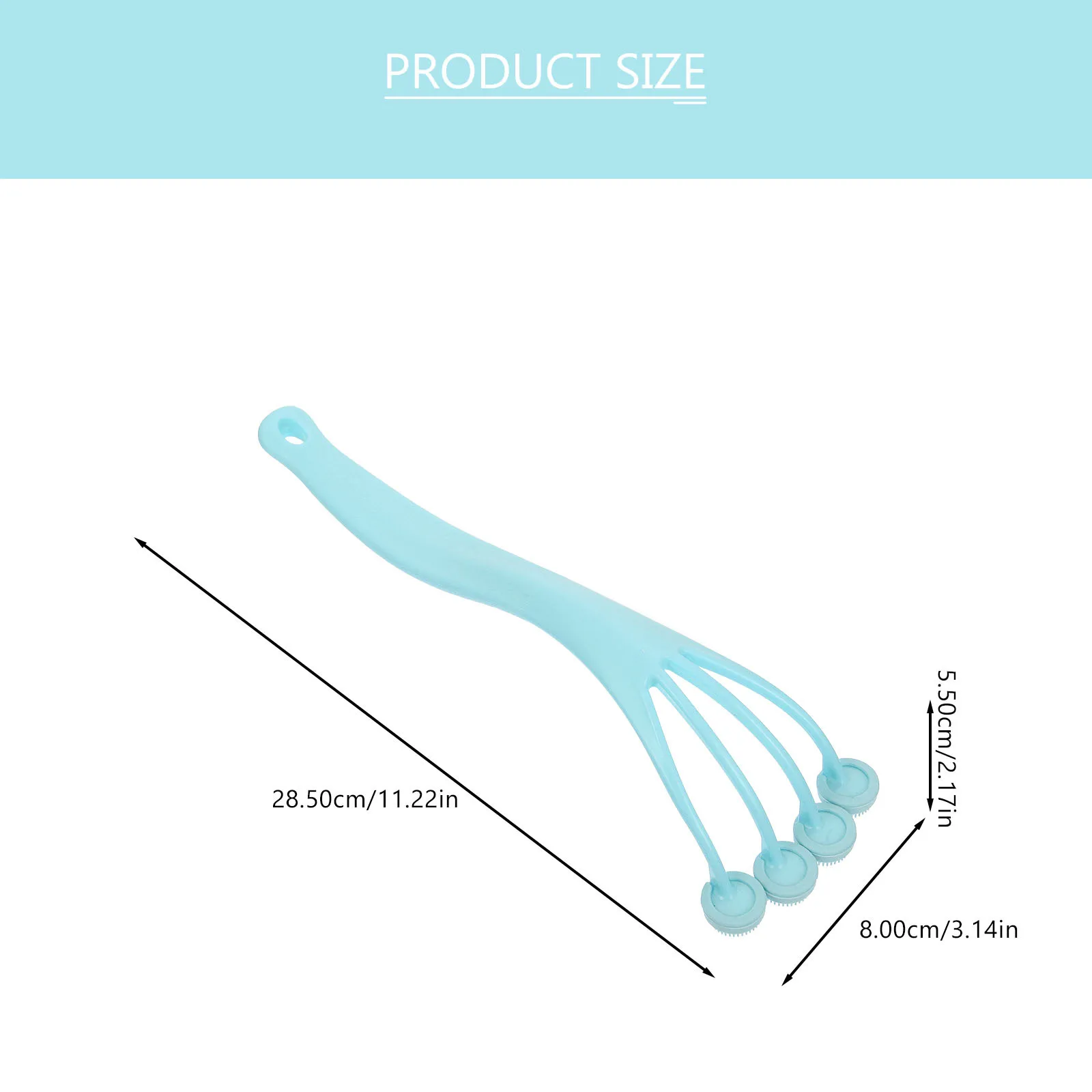 فرشاة حمام بمقبض طويل، فرشاة استحمام عملية للجسم، فرشاة استحمام محمولة للتقشير، مادة قوية، قبضة مريحة