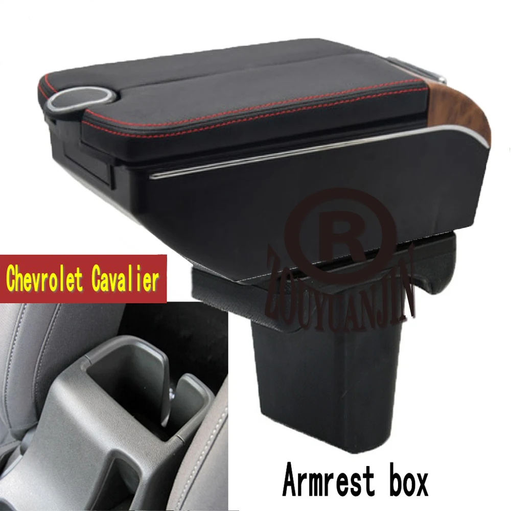 

Car Chevrolet Cavalier Armrest box storage box central container Store content box auto interior accessories elbow rest with usb