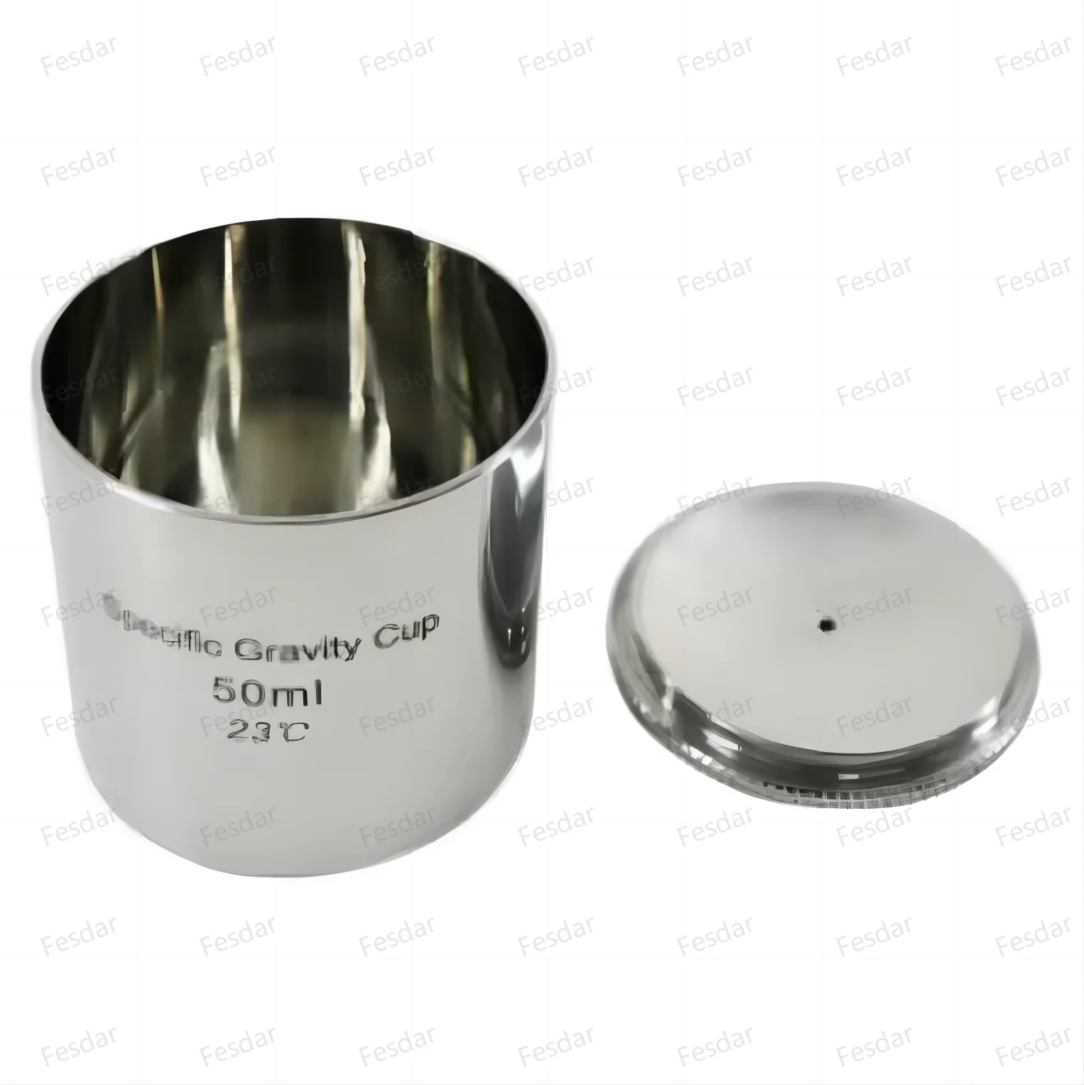 

35Ml, 50ml, 100ml Density Measuring Cups Stainless Steel and Aluminum Gravity Cups