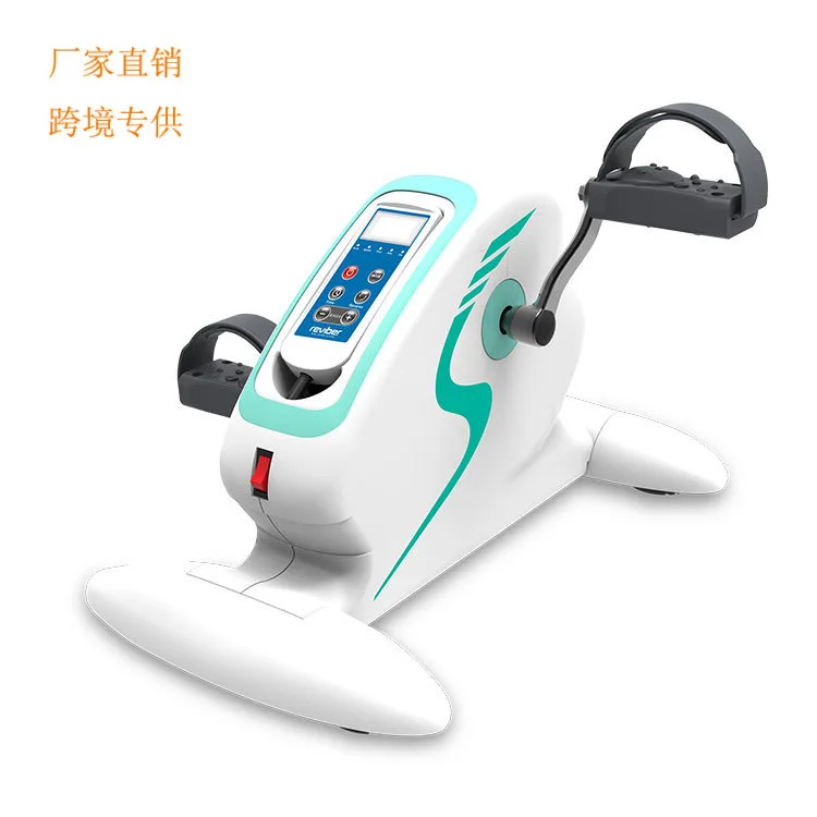 The Mini Exercise Bike Fitness Bicycle Home Electric Stepper Trainers Exerciser Pedal Stepper Bike Cycling Fitness Equipment