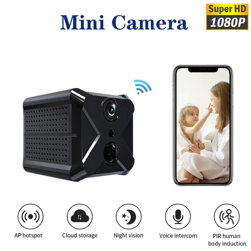 

X9 1080P HD Sport Camera Non-light Night Vision Cam Home Safety Security Surveillance Baby Care Wireless WiFi Monitor Camcorders