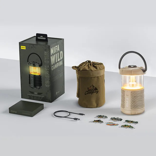 

Mifa Wild Camping Outdoor Speaker With Lantern Powerful 360 Sound Light IP67 Waterproof 38H Playtime