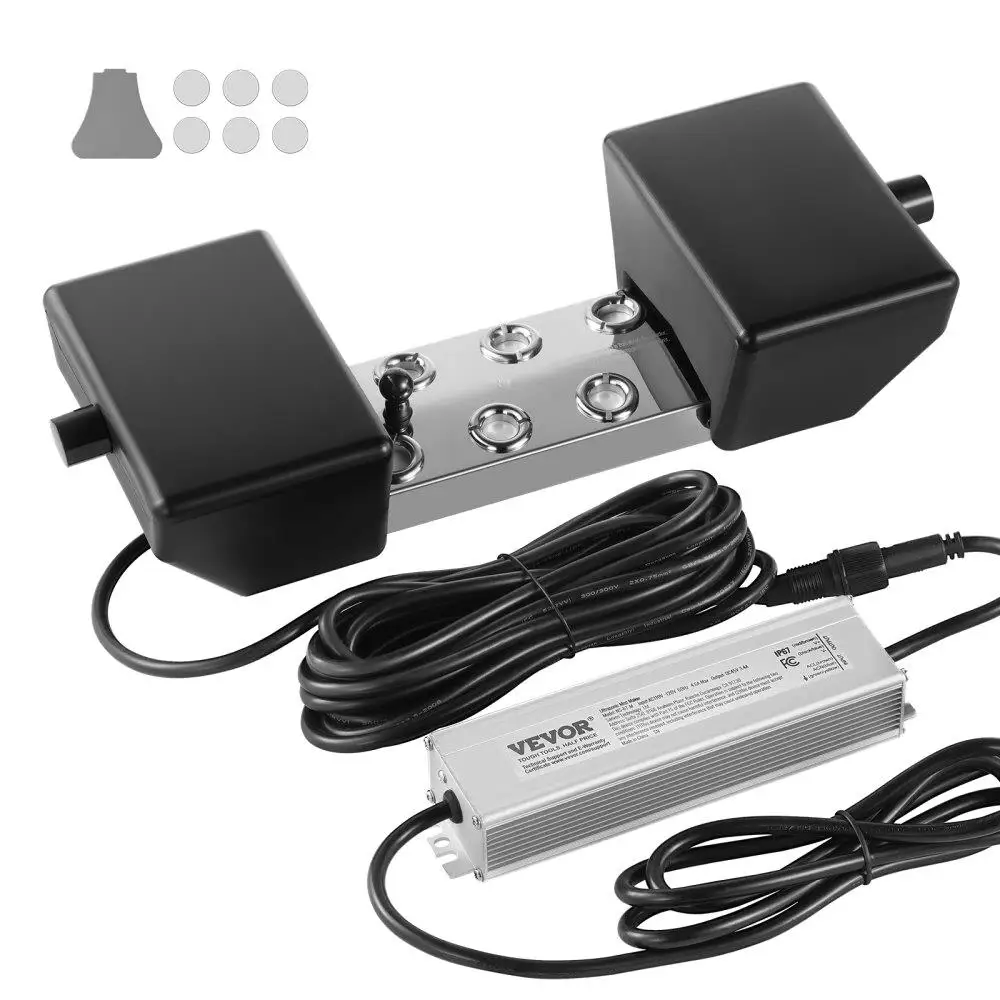 

6 Head Ultrasonic Mist Maker 4500mL/H Waterproof Fogger for Indoor and Outdoor Humidification
