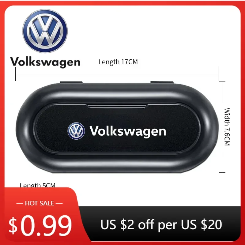 

Держатель для очков в солнцезащитный козырек для автомобилей Volkswagen VW Polo B6 и Volkswagen Jetta