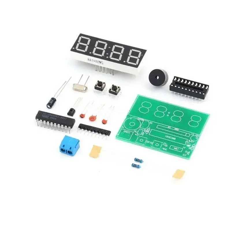 1 Pcs AT89C2051ดิจิตอล4บิตอิเล็กทรอนิกส์การผลิตอิเล็กทรอนิกส์ DIY ชุด