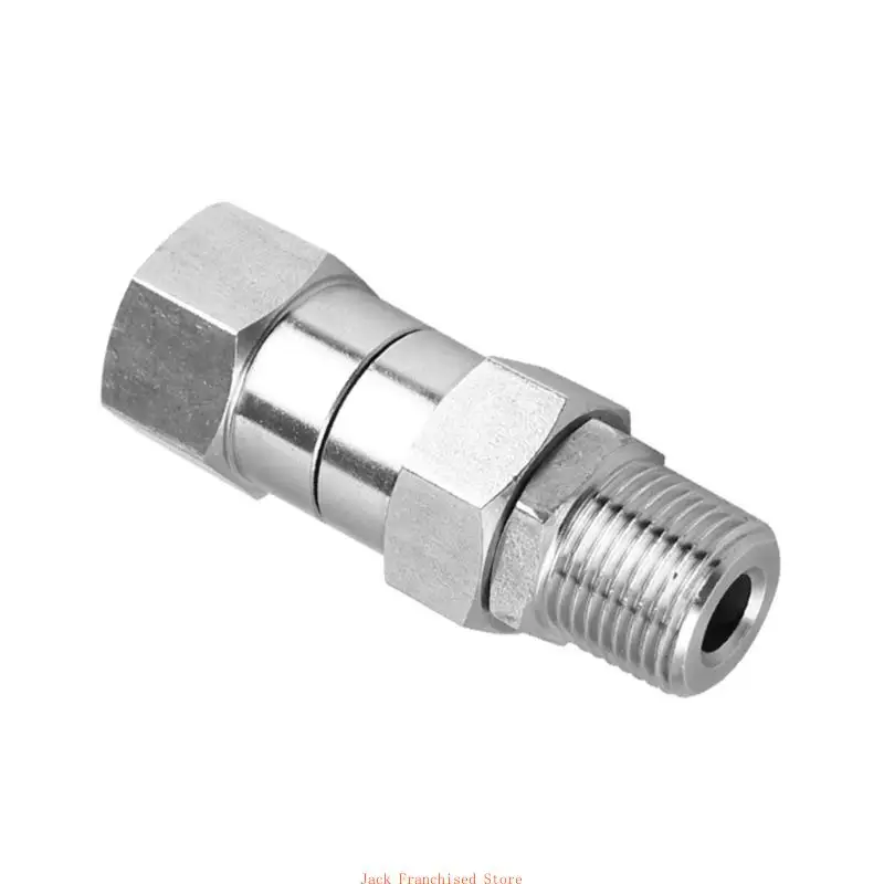 Durable Quick Connector Rustproof Kink 3/8'' NPT Male Thread Fitting Joint for Pressure Washer Hose Fitting