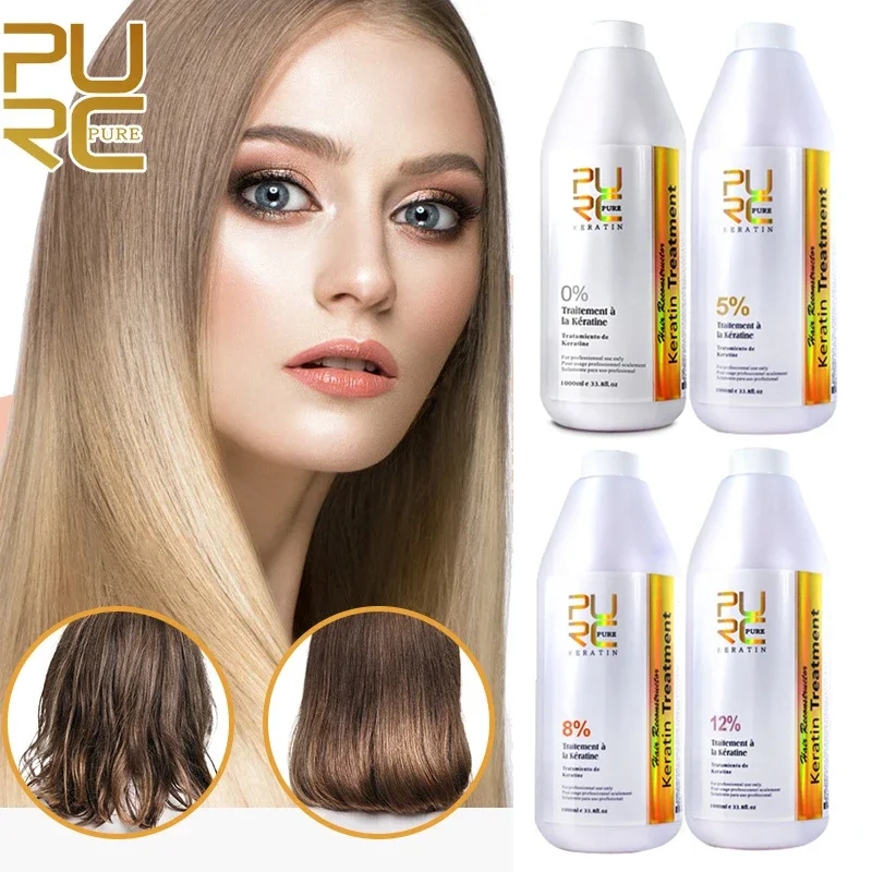 

Repair Straighten Damage Brazilian Keratin 0% 5% 8% 12% Formlain pure Chocolate Treatment and Purifying Shampoo Hair Product