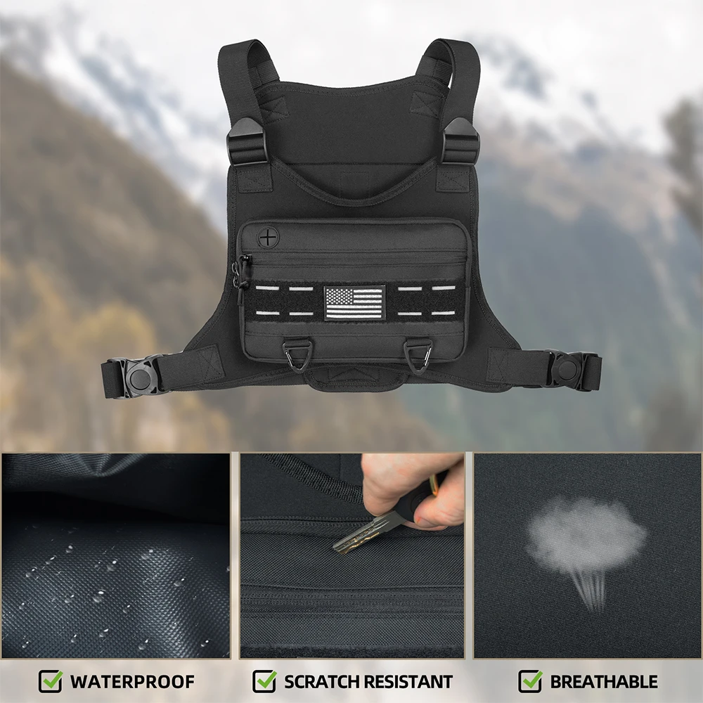 Chest Bag Men's One Shoulder Crossbody Bag Large Capacity Outdoor Sports And Leisure Fashion Small Shoulder Bag Large Capacit view 5