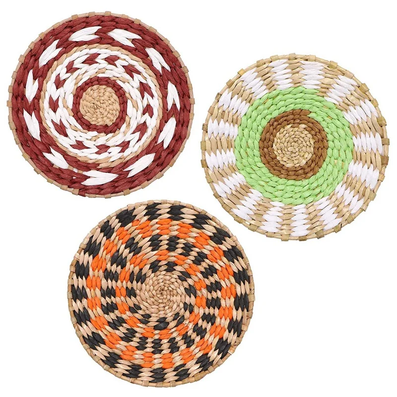 

Woven Wall Basket Decor - Woven Bowls Trays Hanging Baskets Outdoor Indoor Bowls For Home Bathroom Table Wall Art