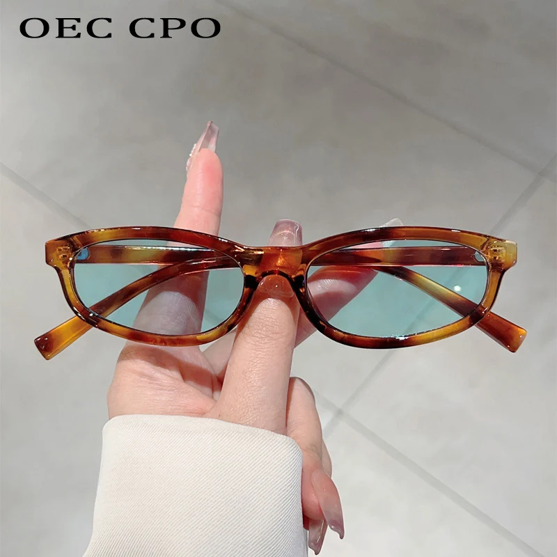 

OEC CPO Fashion Cat Eye Sunglasses Women Outdoor Clear Candy Color Sun Glasses Female Shades UV400 Eyewear Lunettes de soleil