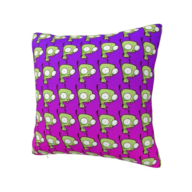 Custom Funny I-Invader Z-Zim Cushion Cover Printing Square Throw Pillow Case for Sofa Pillowcase Home Decoration