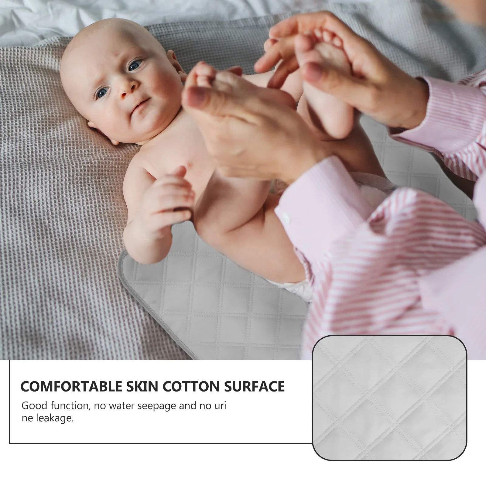 

Waterproof Seat Pad Reversible Washable for Incontinence Protection Absorbent Chair Bed Sofa Car Wheelchair Use for Baby Women