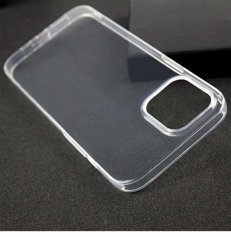 Przezroczyste etui do iPhone 12, 11, 13, 14, 15 Pro Max, wykonane z miękkiego TPU, przezroczysta osłona na telefon, przezroczyste etui do iPhone 12, 13 Mini. — zdjęcie produktu 6