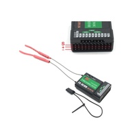 Flysky FS-iA10B 10CH Receiver 2.4GHz iBUS PWM PPM Output for FS-i6 i6S i10 Transmitter Drone Helicopter Airplane FPV Racing