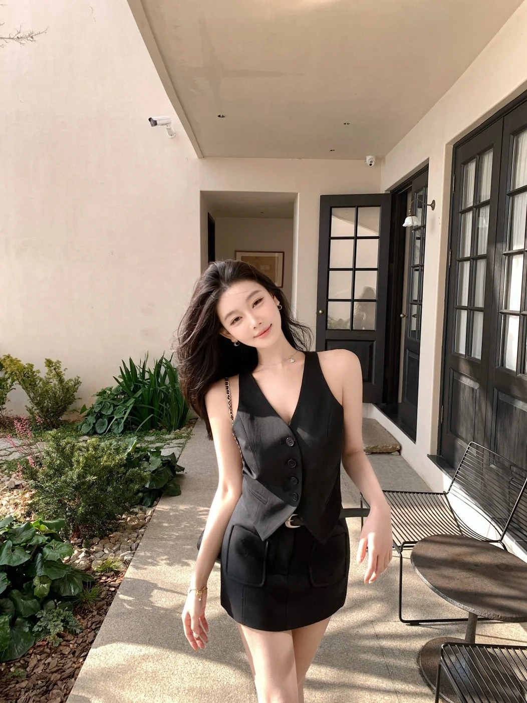 

Llilylikes Faionable Australian Wool Suit Vest Wide Leg Pants ort Skirt Set for Working Women Casual Sle Spring Summer