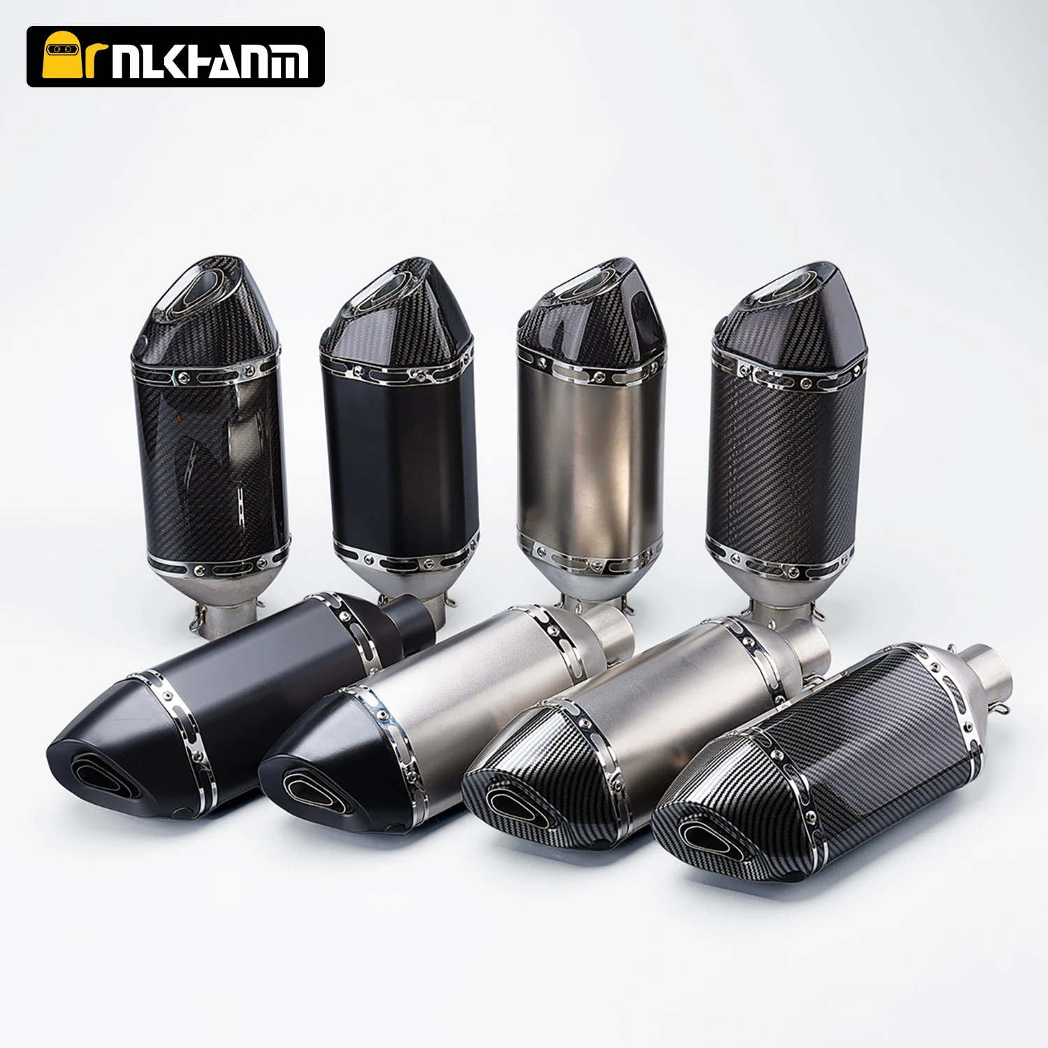 

Universal 36-51mm Motorcycle exhaust muffler with Db killer muffler for msx125 crf230 r15 mt07 z650 300MM