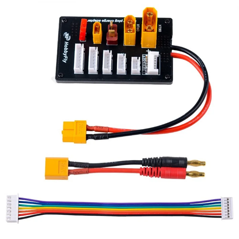 XT30 XT60 XT90 JST T Connector Lipo Battery Multi Charger Board 2-6S Parallel Charging Module for Imax B6 B6C Charger