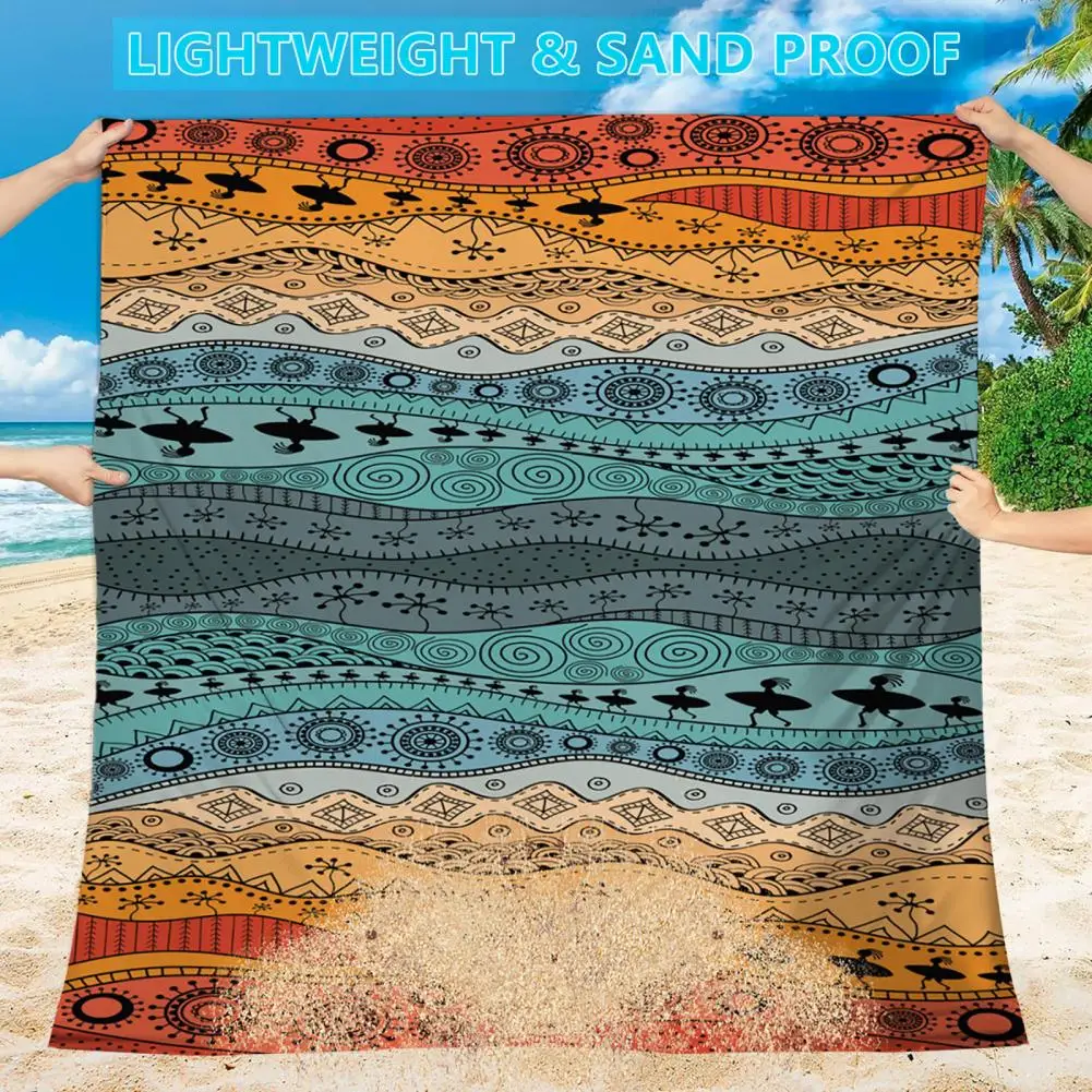 Beach Mat Waterproof Sand-proof Beach Blanket for Outdoor Picnics Beach Accessories Extra-large Quick Drying Mat for A Relaxing