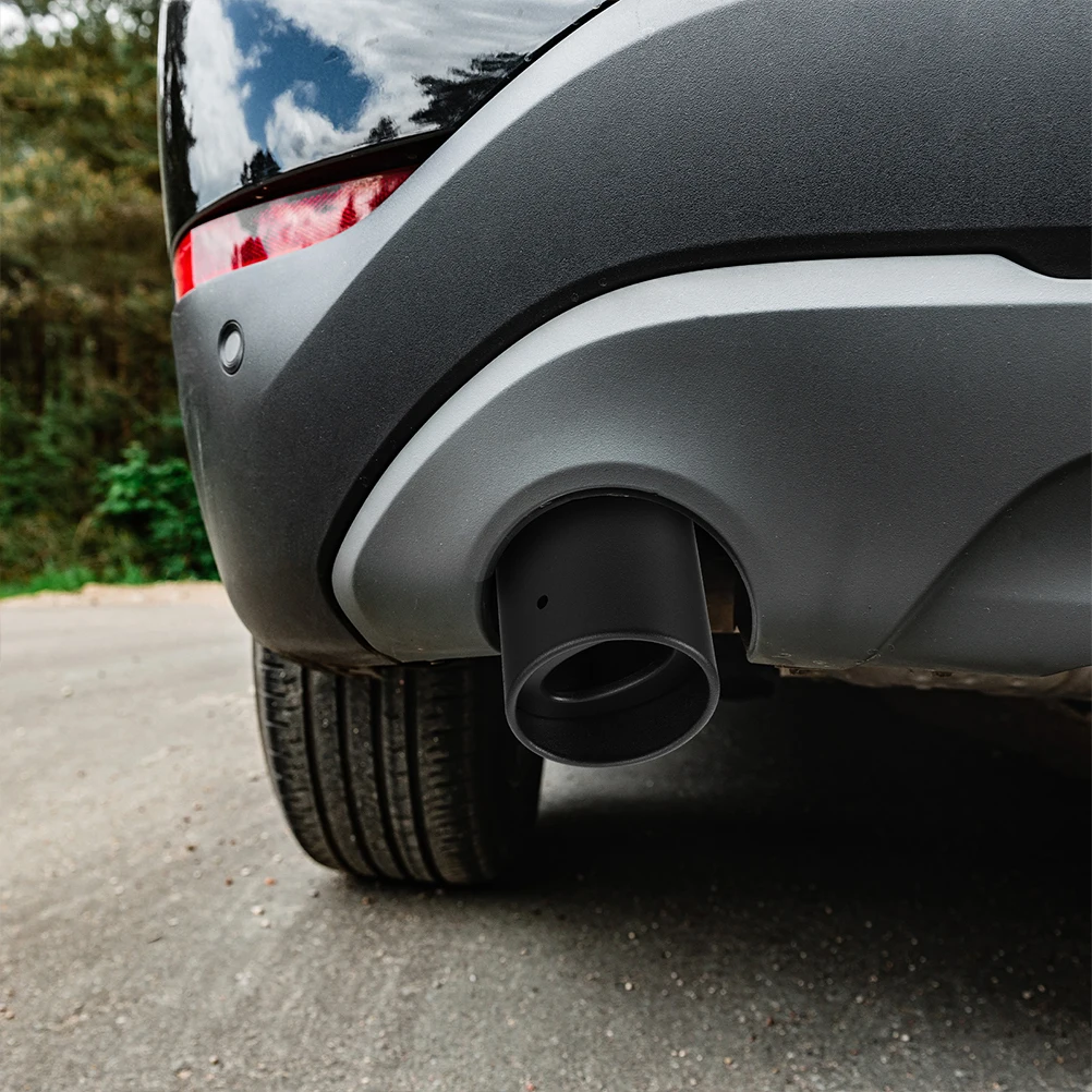 

2Pcs Exhaust Stainless Steel Car Tailpipe Muffler Tip Noise Reduction Universal Compatibility Exhaust Tips