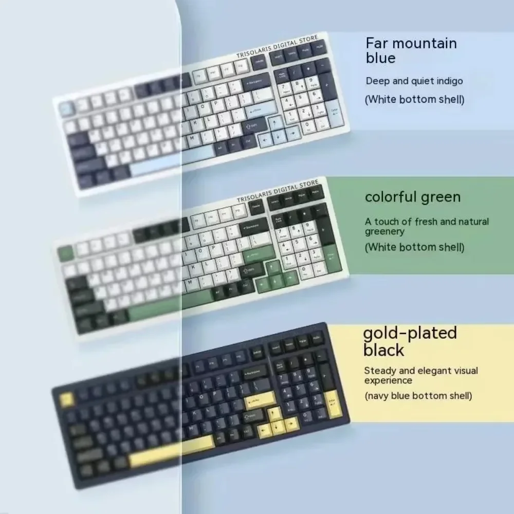 VGN S99 Wireless Mechanical Keyboard Three Mode Dynamic RGB Hot Swap 99 Keys Gaming Keyboard 6000mAh Gasket Pc Game Keyboard