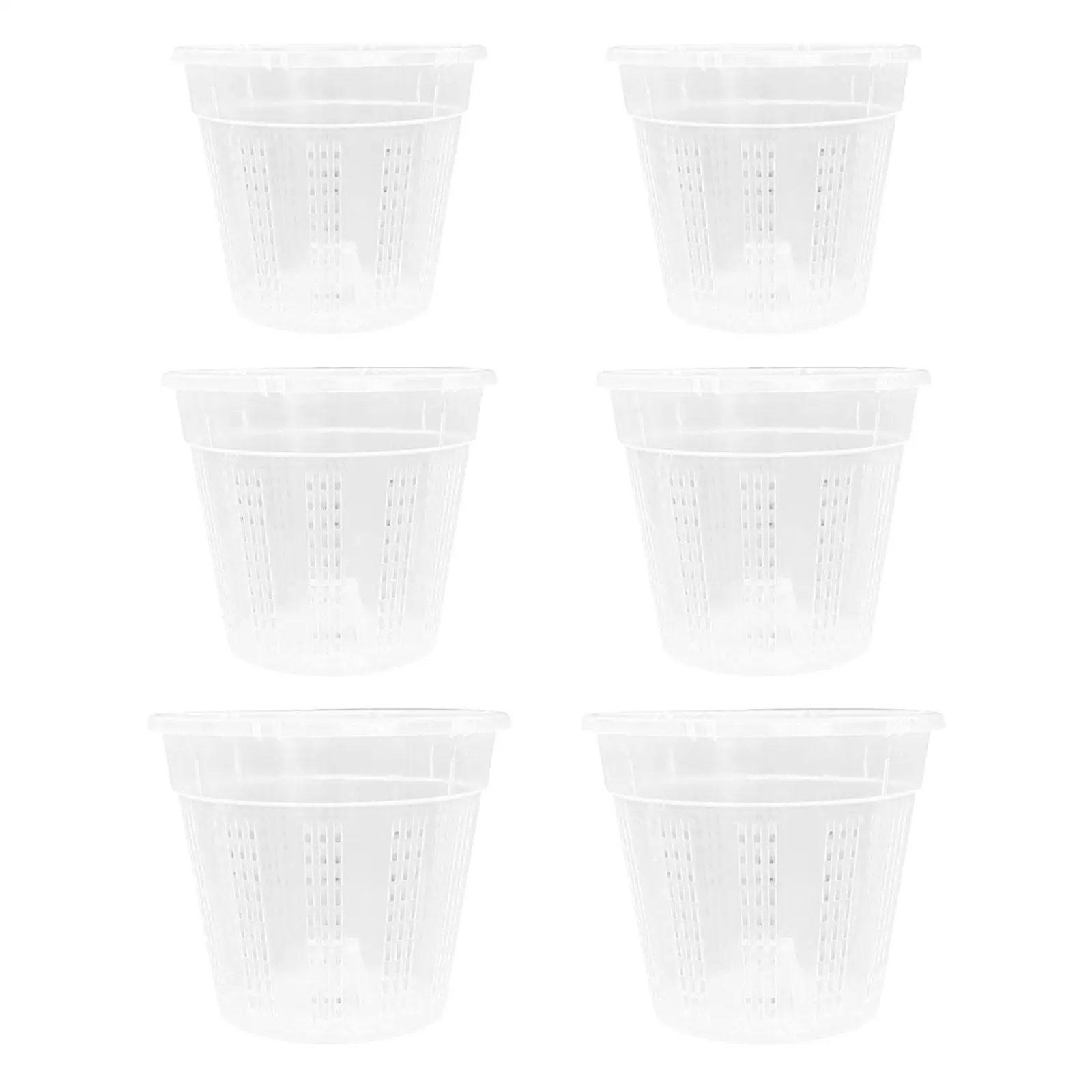 

6 Pieces Orchid Pots Transparent Orchid Planters for Vegetables Health