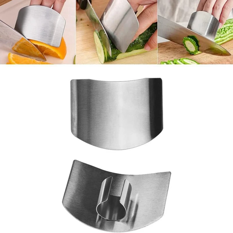 Stainless Steel Finger Guard, Multifunctional Finger Guard, Finger Guard For Cutting Food And Slicing, Finger Guard Easy To Use