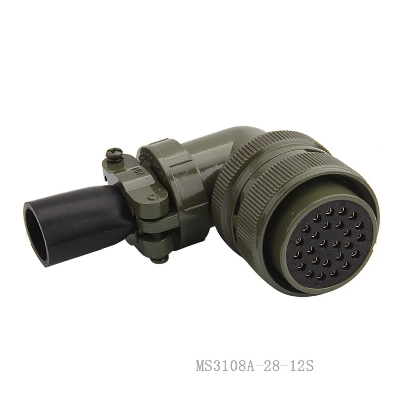 

MS5015 MS3108A 28-12S MS3102A 28-12P 28-12 26 Pin Core 26Pin 26P U.S. Military Standard Aviation Plug Connector Socket