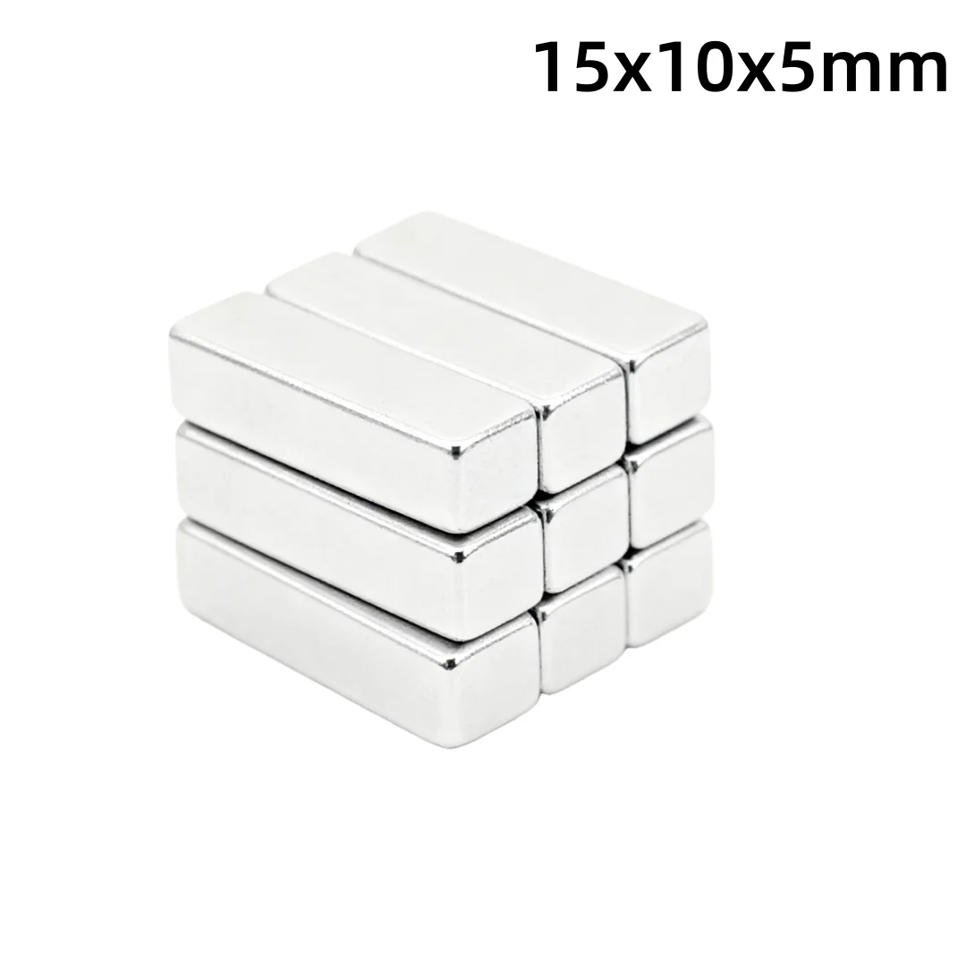 15x10x5mm Strong Powerful Block Magnets For Home Refrigerator,Office,DIY Building, Scientific, Craft, Education 15*10*5 15x10x5