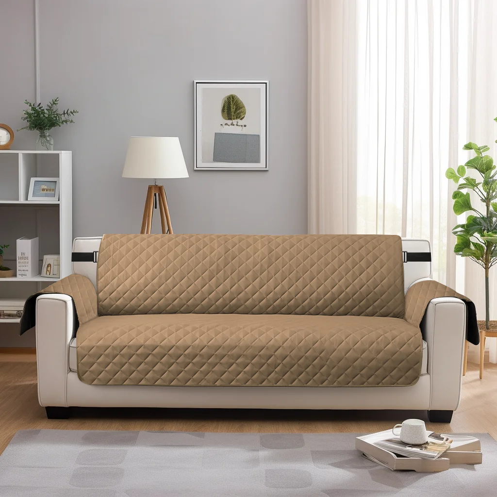 Coprisedia Chun Yi Trapuntato, Impermeabile E Antiscivolo – Con Cinghie Elastiche – Blu Navy – Per Sedia Con Braccioli