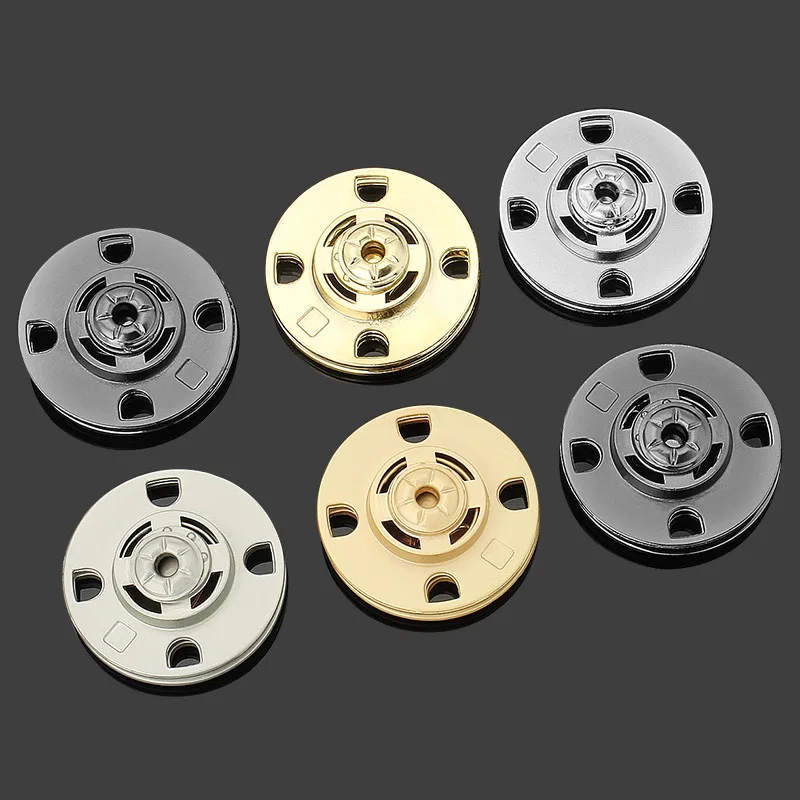 Metal Snap Button Clothing Fasteners Press Buttons Stud Invisible Clasp for Coat Clothes Jacket Sewing Accessories 21/23/25mm