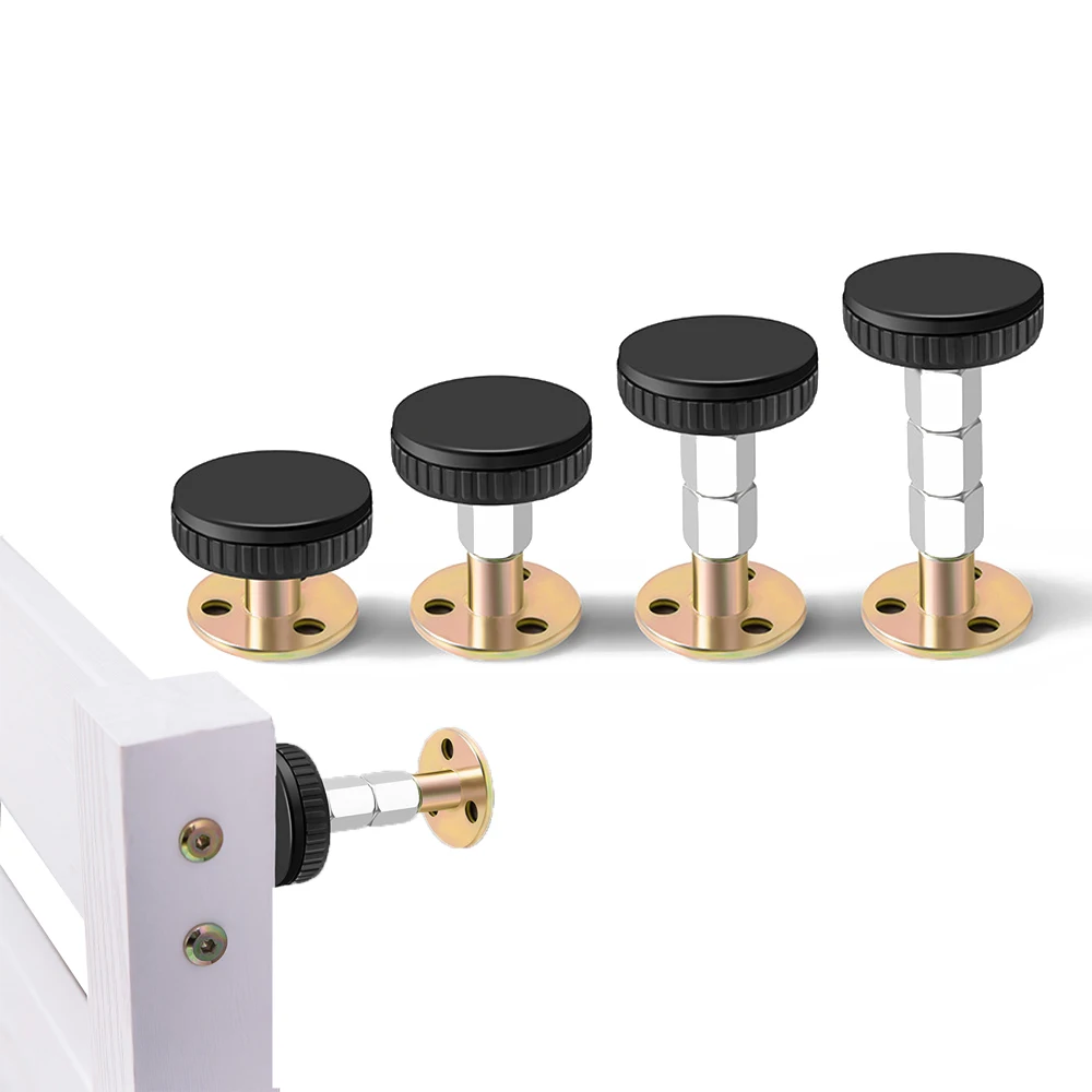 Adjustable Bed Frame Anti Shake Tools 28-105mm Threaded Furniture Cabinet Frame Stabilizer Fitting Headboard Stopper Dowel Tools