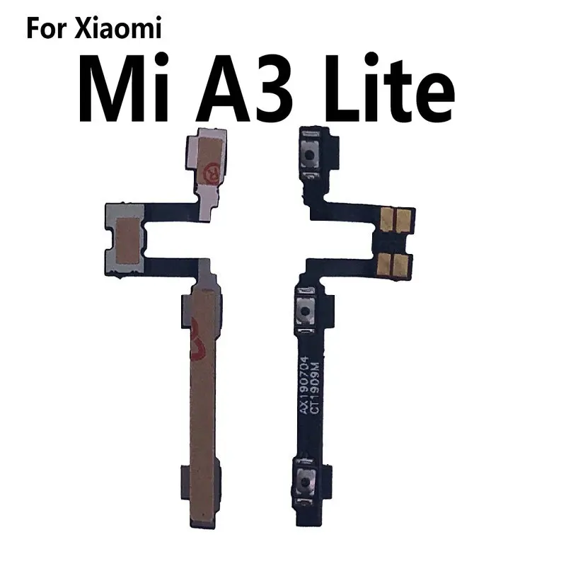 1PCS New 100% High Quality Power On/Off + Volume Up/Down button Flex Cable For Xiaomi A3 A2 A1 Lite Mi6 Mi 6
