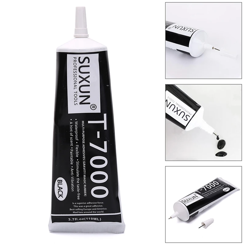 T7000 Set Multifunctional Glue DIY Mobile Phone Screen Frame Epoxy Black Sealant