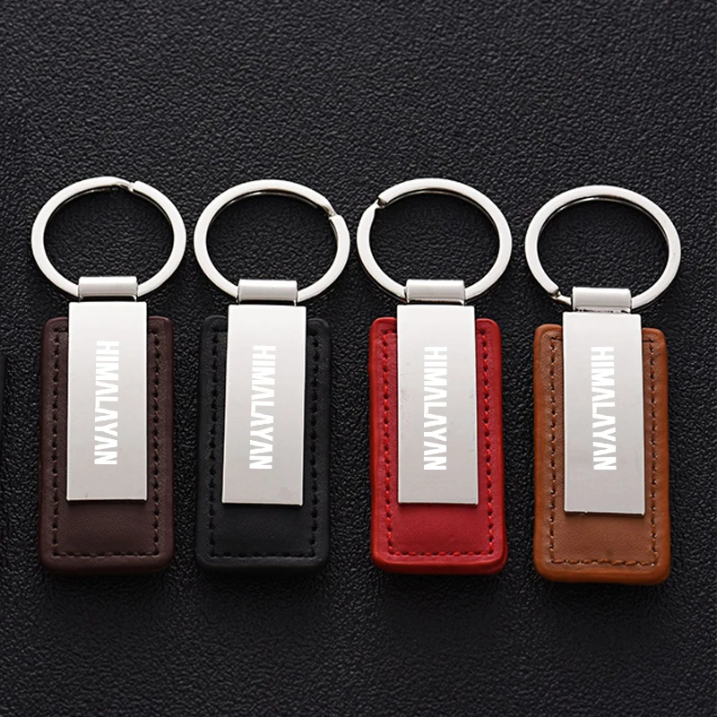 Motorcycle Key Decorative Key Ring High-end Leather Key Chain For Himalaya 450 HIMALAYAN 450 2024 2025 HIMALAYAN450 Keychain ​