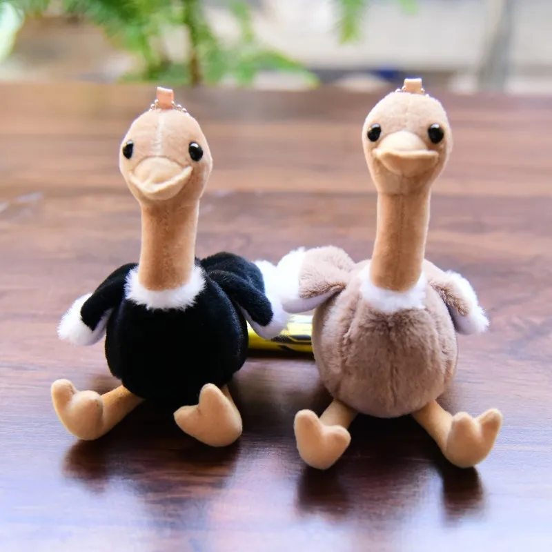 New 20cm Cartoon Cute Ostrich Plush Doll Pendant Kawaii Animals Stuffed Plush Toys Kids Couple Festivals Gift