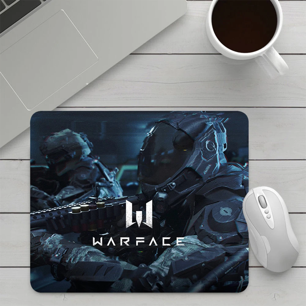 Warface Small Gaming Mouse Pad Computer Mousepad PC Gamer Mouse Mat Laptop Office Mausepad XXL Silicone Keyboard Mat Desk Pad