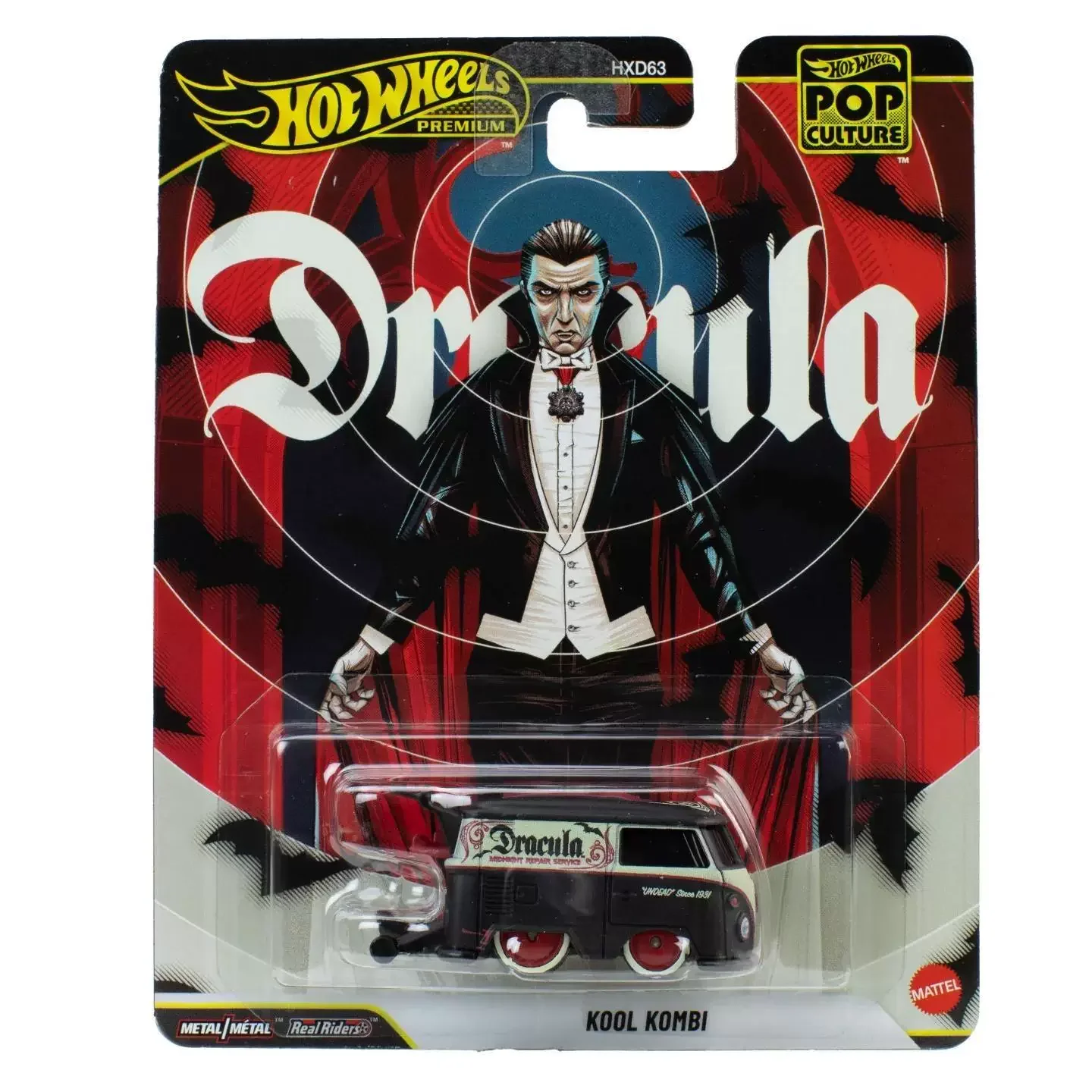 Carro Hot Wheels Original Kool Kombi, Brinquedo em Escala 1/64, Veículo Diecast, Modelo de Cultura Pop, Coleção, Presente de Aniversário