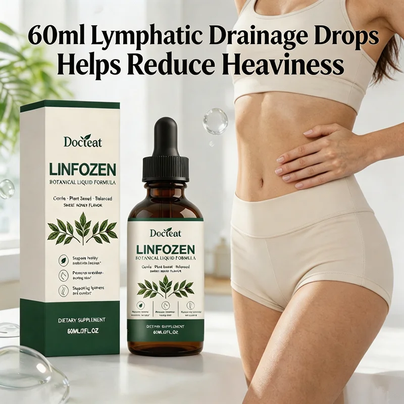 60ml Lymphatic Drainage Drops Helps Reduce Heaviness, Plant-Based Dietary Supplement, Support Leg Lightness & Healthy Metabolic