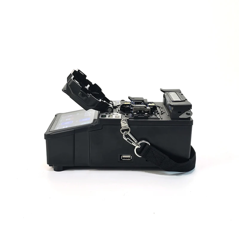 Multi-language Fiber Optic Splicer Optic Fiber Splicing Machine 4 Motors 26s Heating FTTH Optical Fiber Welding Machine