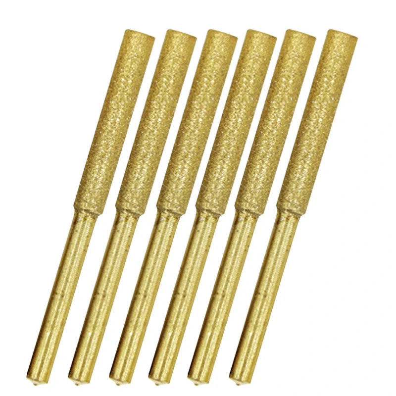 6PCS Chainsaw Sharpener is Suitable for Grinding Jade, Glass and Cemented Carbide with Chain Saw, 4.0mm-A62I