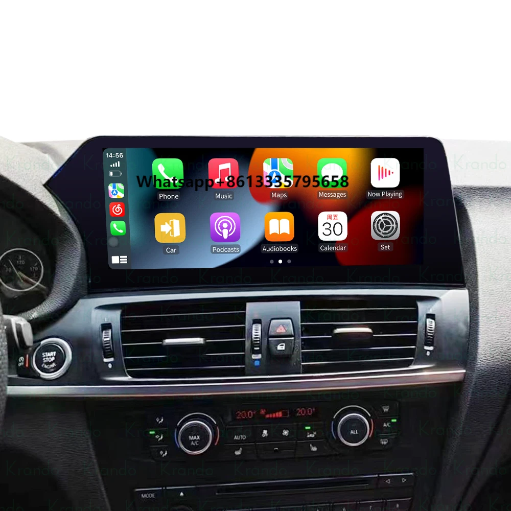 

12.3'' Blade Android 13.0 Head Unit for X3 F25 X4 F26 2011-2016 Car Radio Multimedia Navigation GPS Stereo CarPlay 4G WIFI