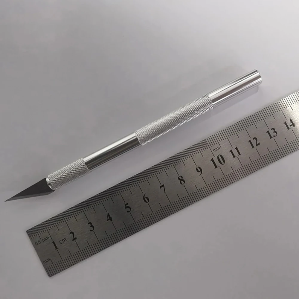 Lâminas de facas de escultura em madeira, faca de gravura, ferramentas PCB Repair, corte DIY, couro, frutas, alimentos, passatempo, 10pcs por lote