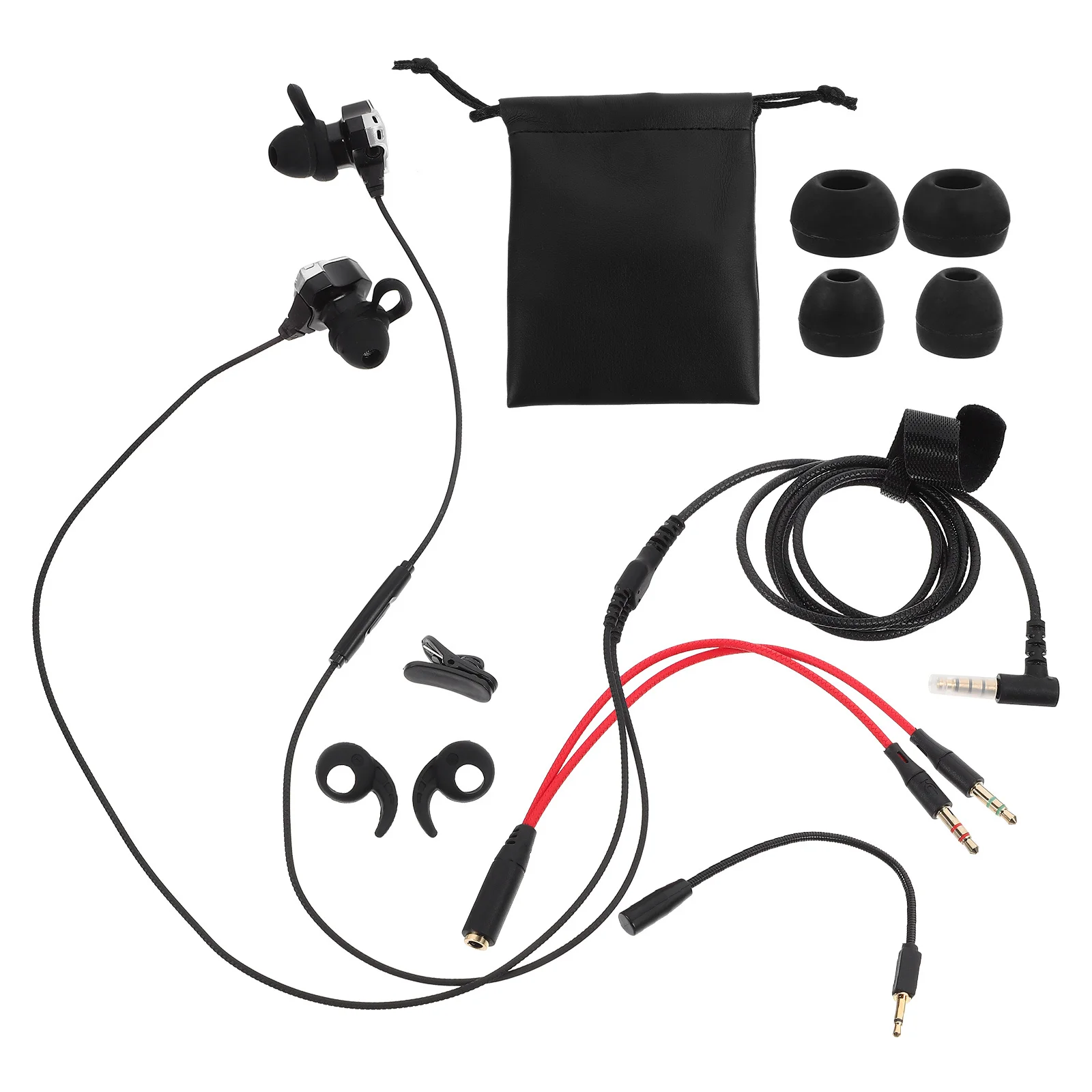 

1 Set Gaming Earbuds For Computer Mobile With Mic Stereo Sound Over Ear Design Noise Reduction For Gamers Pc Tablet Cellphone