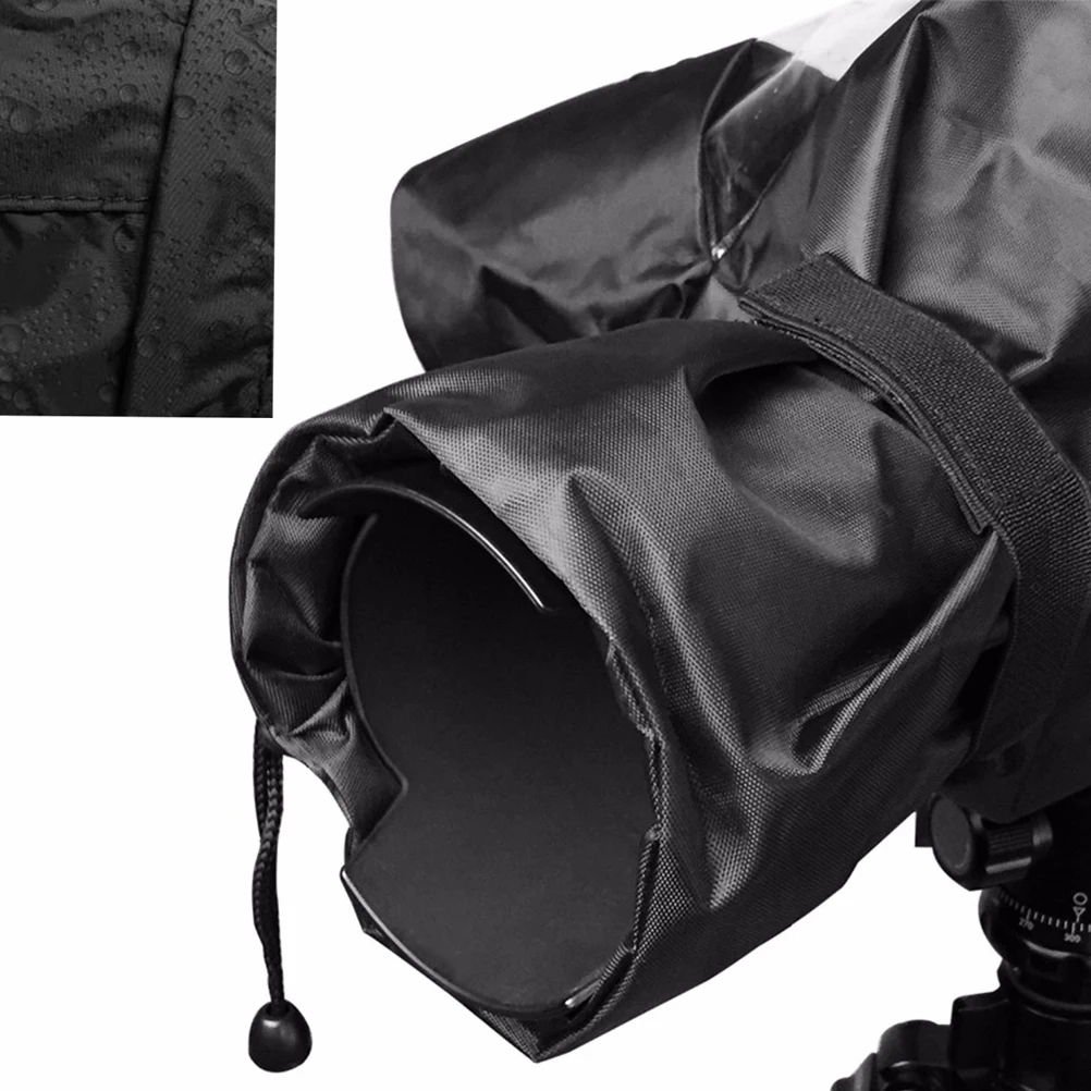 

Ultra Clear Waterproof Dslr Camera Rain Cover Foldable Pvc Window Universal Fit For Medium Large Digital Cameras Protection Rain