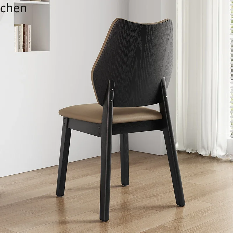 DSA Solid Wood Dining Chair Home Dining Table Chair High-end Backrest Dining Chair Hotel Restaurant