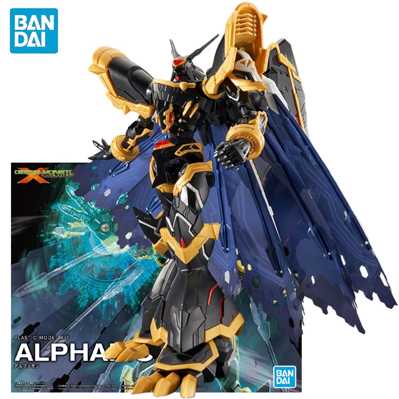 

В наличии BANDAI Стандартная фигурка DIGITALMONSTER X-evolution Alphamon, аниме-фигурки, сборная модель, коллекция игрушек
