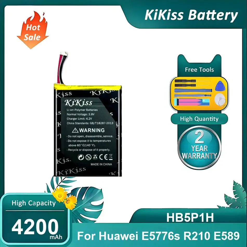 

Литий-ионный полимерный аккумулятор для Huawei E5776s R210 E589 WiFi, HB5P1H, 4200 мАч